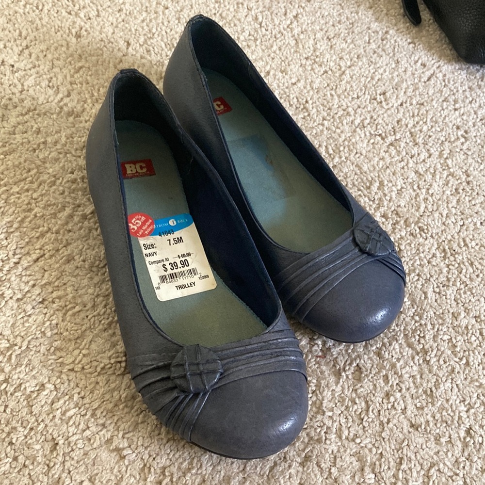 Blue flats